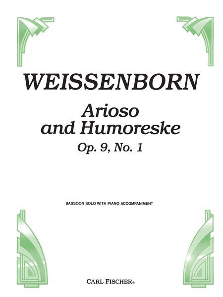 Arioso and Humoreske, Op. 9, No. 1 : For Bassoon and Piano.