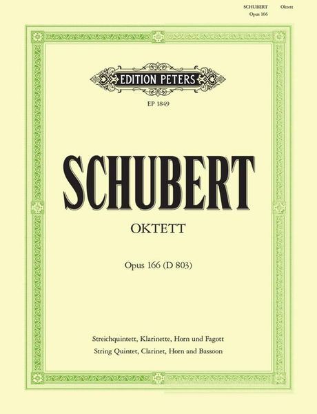 Oktett, Op. 168 : Für Streichquintett, Klarinette, Horn Und Fagotte.