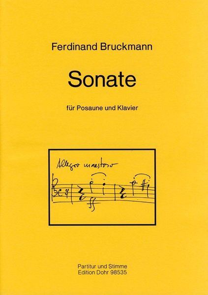 Sonate : Für Posaune und Klavier.