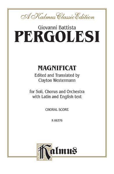 Magnificat [Latin/English] : For Soli, Chorus & Orchestra.