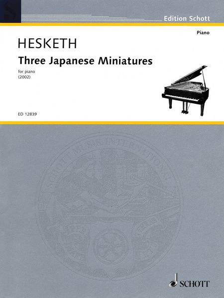 Three Japanese Miniatures : For Piano (2002).