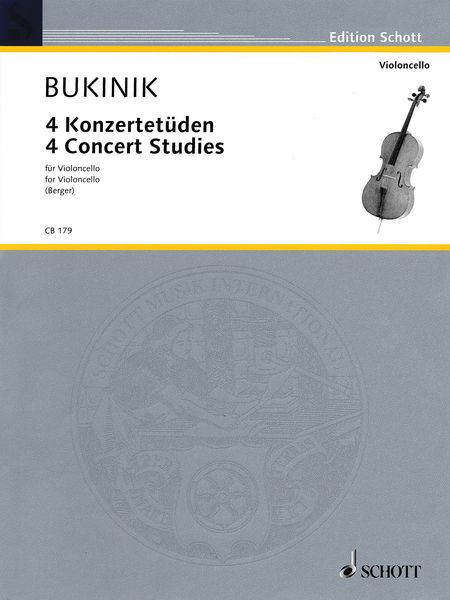 4 Concert Studies : For Violoncello / edited by Julius Berger.