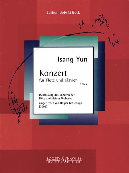 Konzert : Für Flöte und Orchester (1977) - Piano reduction.