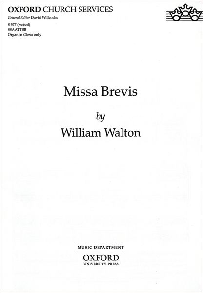 Missa Brevis : For SSAATTBB and Organ (S577 Revised) / edited by Brown.