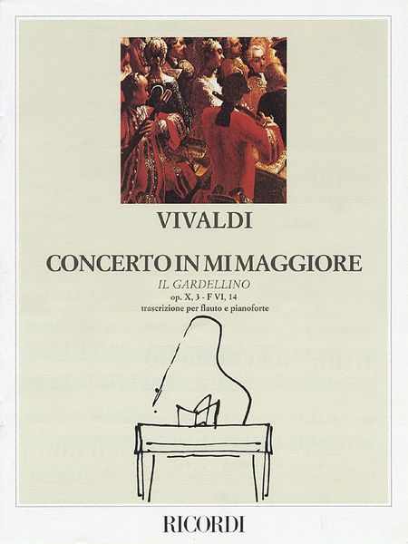 Concerto In D Major, RV 428 (Il Gardellino) : reduction For Flute and Piano.