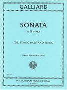 Sonata In F Major (Transposed To G Major) : For String Bass and Piano.