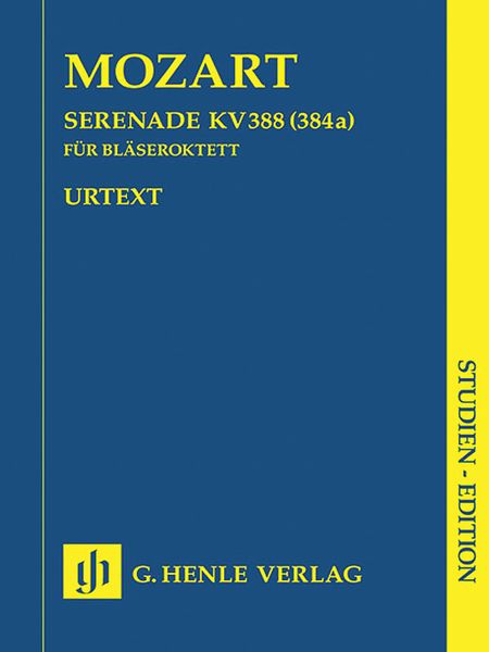 Serenade In C Minor, K. 388 (384a) : For Wind Octet / Edited By Henrik Wiese.