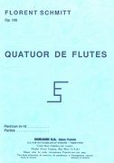 Quatour De Flutes, Op. 106.