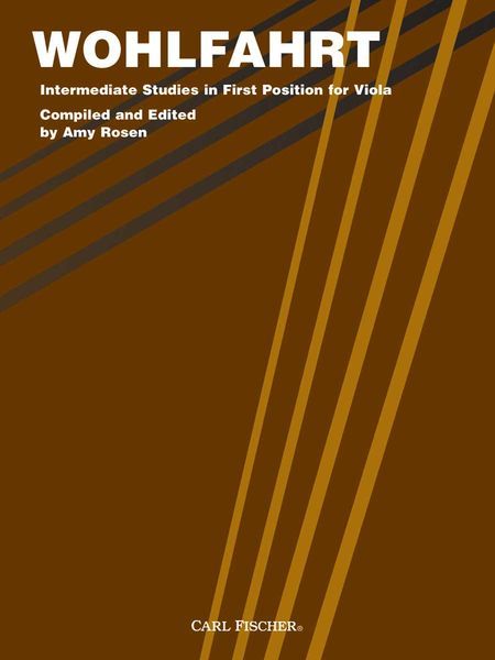 Intermediate Studies In First Position For Viola / compiled and edited by Amy Rosen.