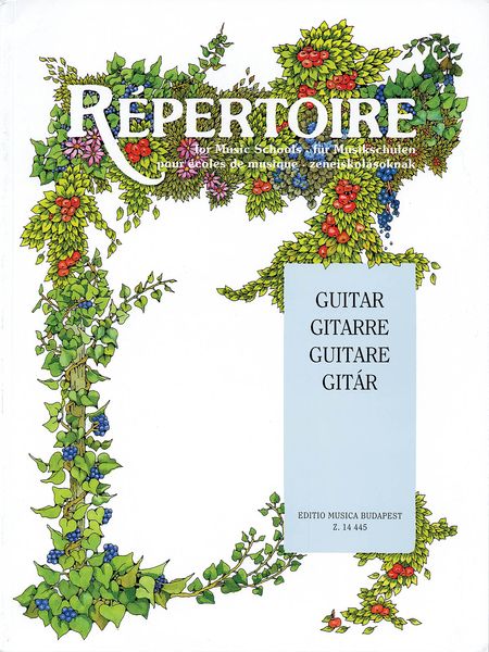 Repertoire For Music Schools : Guitar / Compiled And Edited By Erzsebet Nagy.