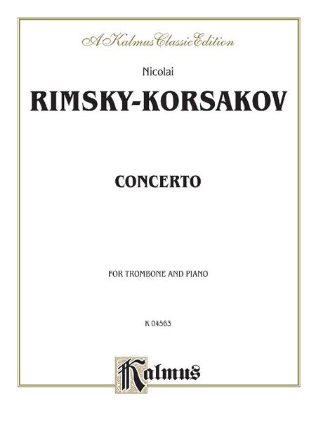 Concerto : For Trombone and Orchestra - Piano reduction.