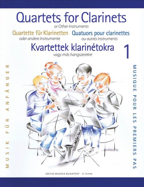 Clarinet Quartets For Beginners, Vol. 1.