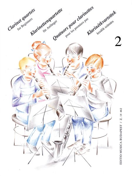 Clarinet Quartets For Beginners, Vol. 2.