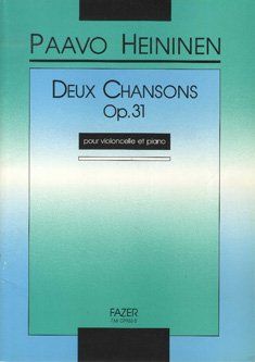 Deux Chansons : Pour Violoncelle Et Piano, Op. 31.