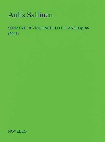 Sonata : Per Violoncello E Piano, Op. 86 (2004).