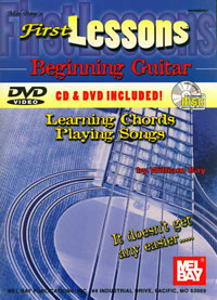 First Lessons : Beginning Guitar /Learning Chords, Playing Songs.
