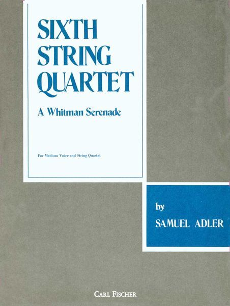 String Quartet No. 6.