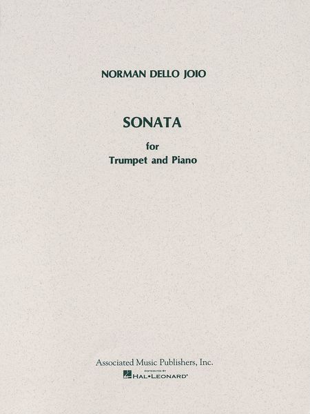 Sonata : For Trumpet and Piano.