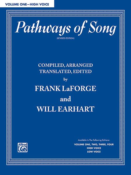 Pathways Of Song : High Voice, Vol. 1.