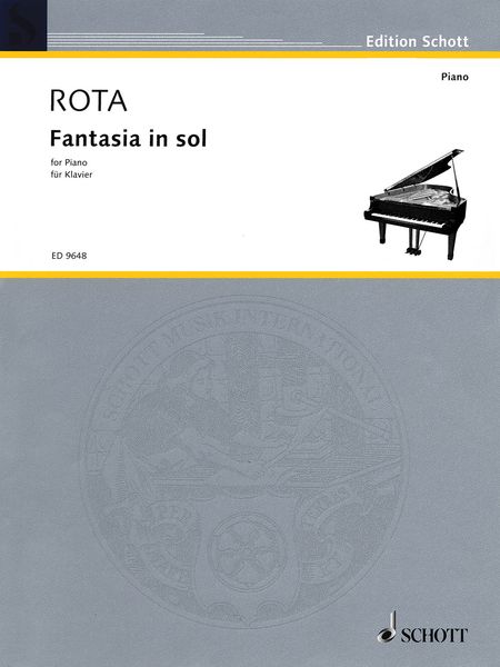 Fantasia In Sol : For Piano (1944/45).