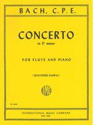 Concerto In D Minor : For Flute and Piano / edited by Rampal.