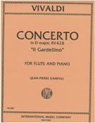 Concerto In D Major, RV 428 (Il Gardellino) : For Flute and Piano / edited by Rampal.