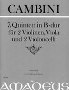 Quintet No. 7 In B Flat Major : For 2 Violins, Viola And 2 Violoncelli / Edited By Bernhard Päuler.