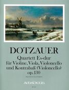 Quartett Es-Dur : Für Violine, Viola, Violoncello Und Kontrabass (Violoncello), Op. 130.