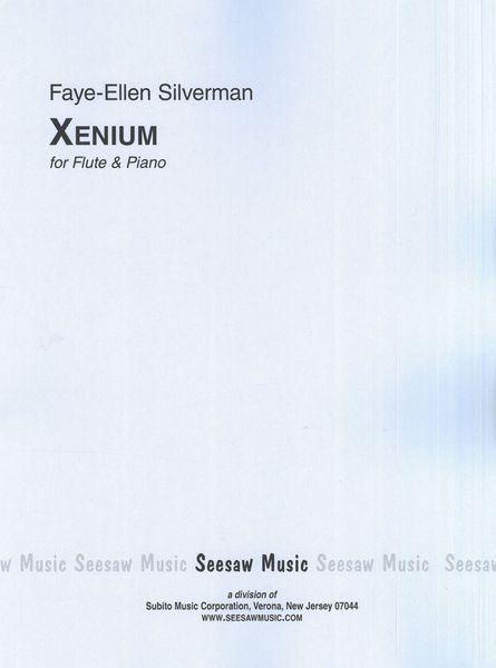 Xenium : For Flute and Piano (1992).