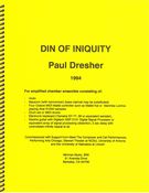 Din Of Iniquity (1994) : For Amplified Chamber Ensemble.