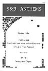 Lord, Who Hast Made Us For Thine Own (Psalm 148) : For SATB Choir and Organ.