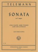 Sonata In F Major : For Flute and Piano (With Violoncello Ad Libitum) / edited by Rampal.