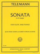 Sonata In G Major : For Flute and Piano / edited by Rampal.