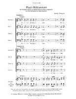 Pueri Hebruorum : For SATB/SATB.