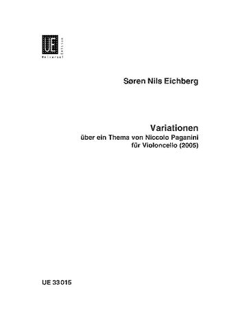 Variationen Über Ein Thema Von Niccolo Paganini : Für Violoncello (2005).