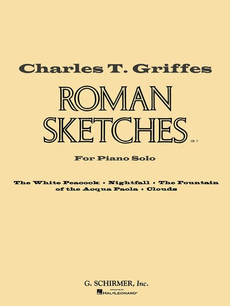 Roman Sketches, Op. 7 : For Piano.