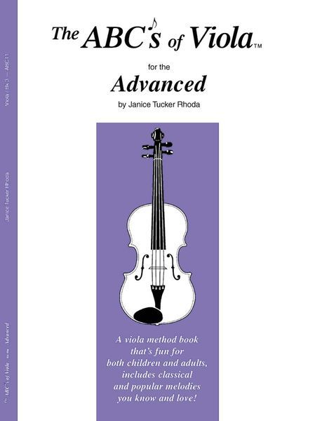 ABC's Of Viola, Book 3 : For The Advanced.