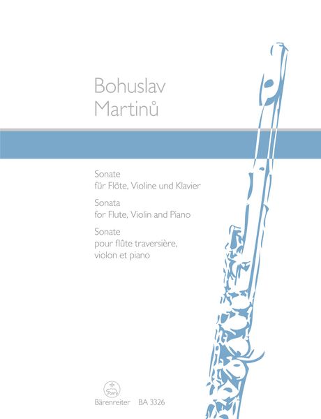 Sonate : For Flute, Violin and Piano (1936).