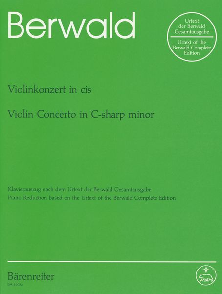 Violinkonzert Cis-Moll : Piano reduction.