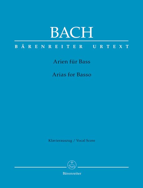 Arienbuch : Bass (German Texts).