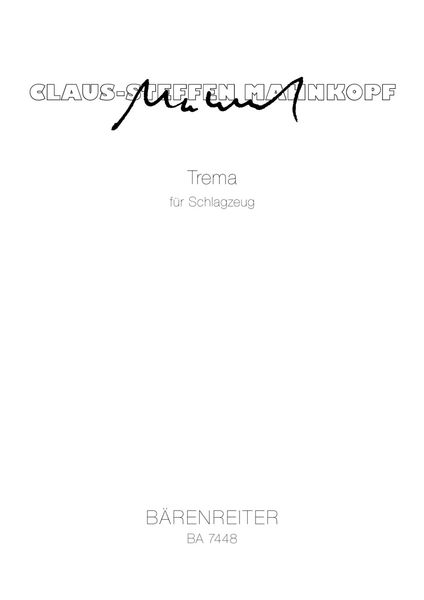Trema : For Percussion (1994).