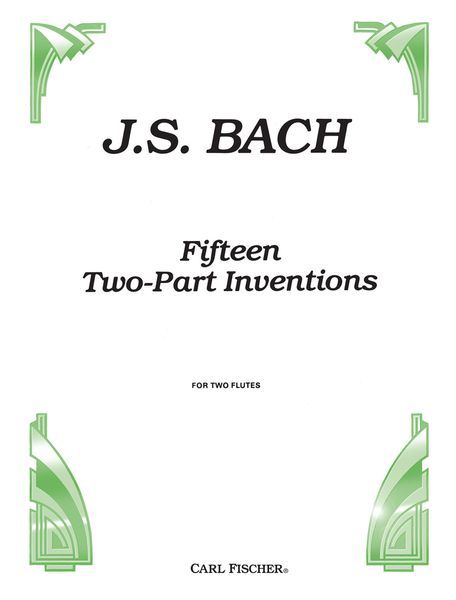 Fifteen Two-Part Inventions : For Two Flutes.