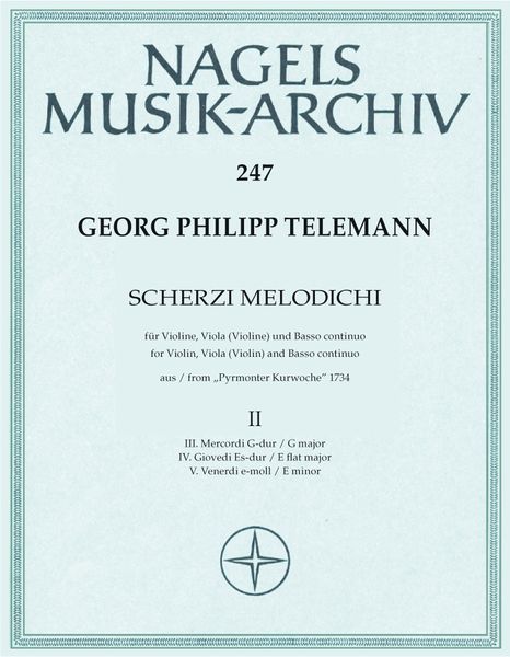 Scherzi Melodici : For Violin, Viola and Continuo - Vol. 2.