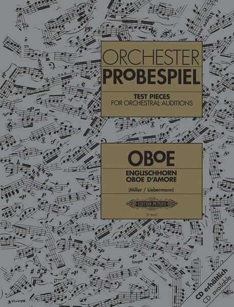 Test Pieces For Orchestral Auditions : For Oboe.