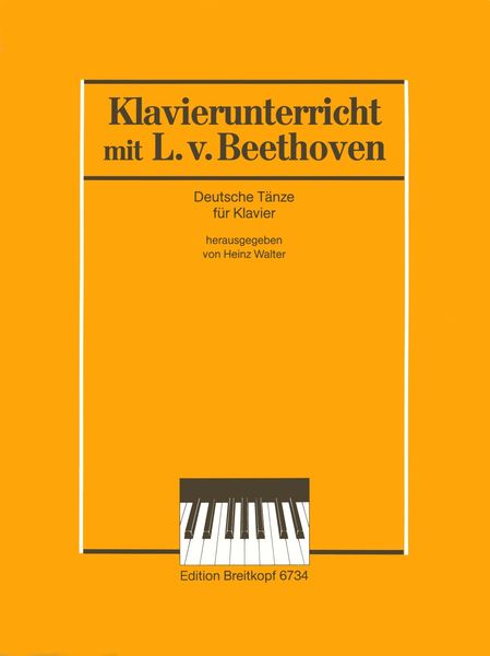 Deutsche Tänze : For Piano.