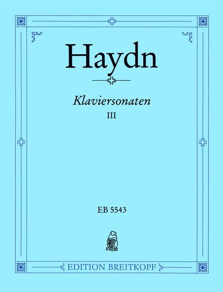 Klaviersonaten, Band 3 / edited by Hermann Zilcher.