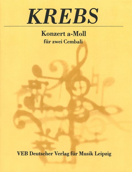 Konzert A-Moll : For 2 Harpsichords / Ed. by by Bernhard Klein.