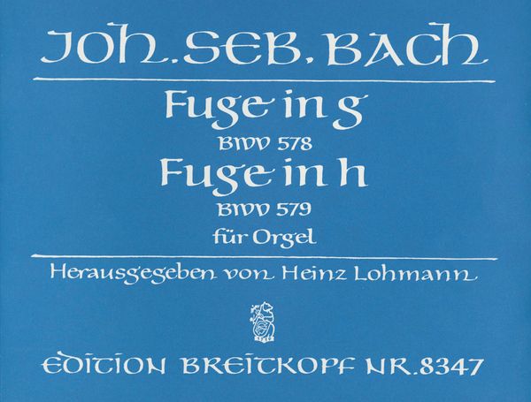 Zwei Fugen, BWV 578-579 : For Organ.