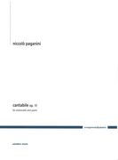 Cantabile D-dur, Op. 17 : Für Violoncello Und Klavier / Edited By Philipp Von Morgen.