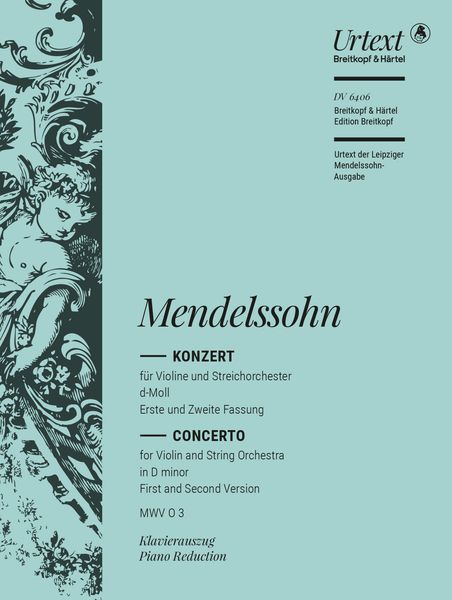 Konzert D-Moll : For Violin and Orchestra - Piano reduction.